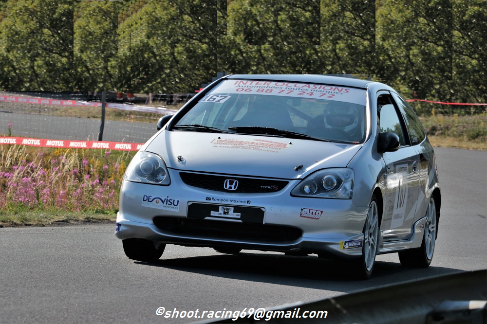 Au volant de sa Honda Civic Type R, Christophe Demare se présentait en favori sur le Challenge Open N/3.