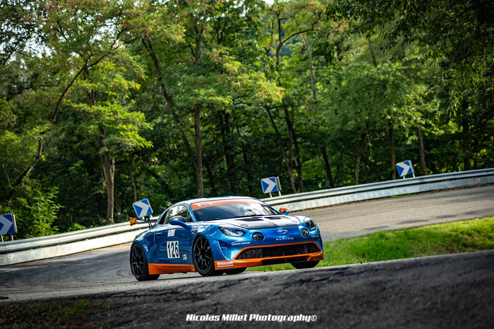 Comme en 2024, c’est au volant d’une Alpine A110 que Dominique Lansard abordait cette saison.