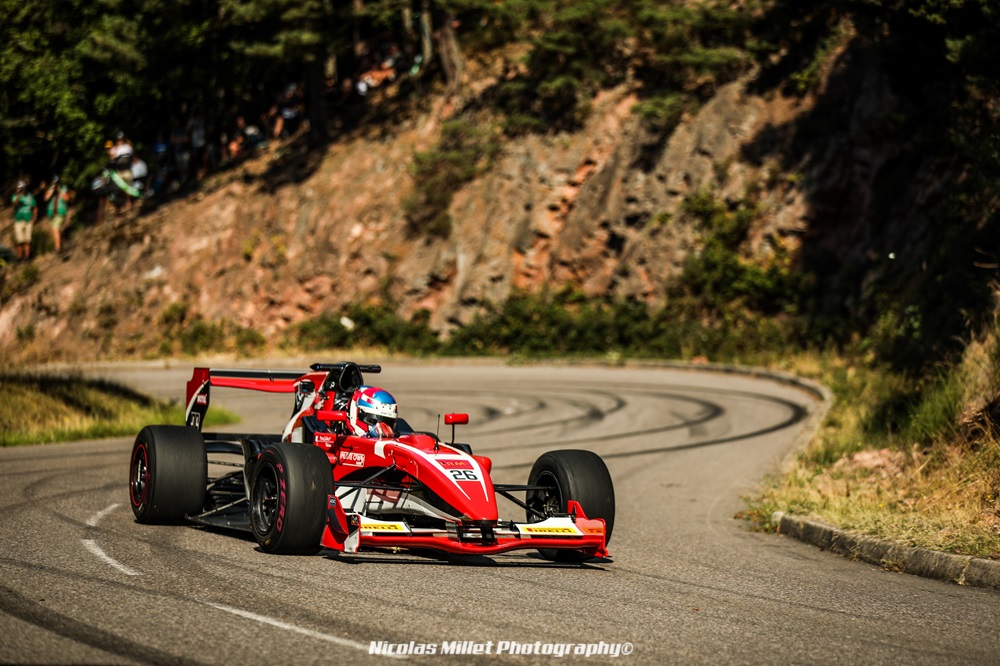 Comme en 2022, c’est au volant d’une Tatuus Formula Master que Fabien Ponchant abordait cette année le Championnat de France de la Montagne.