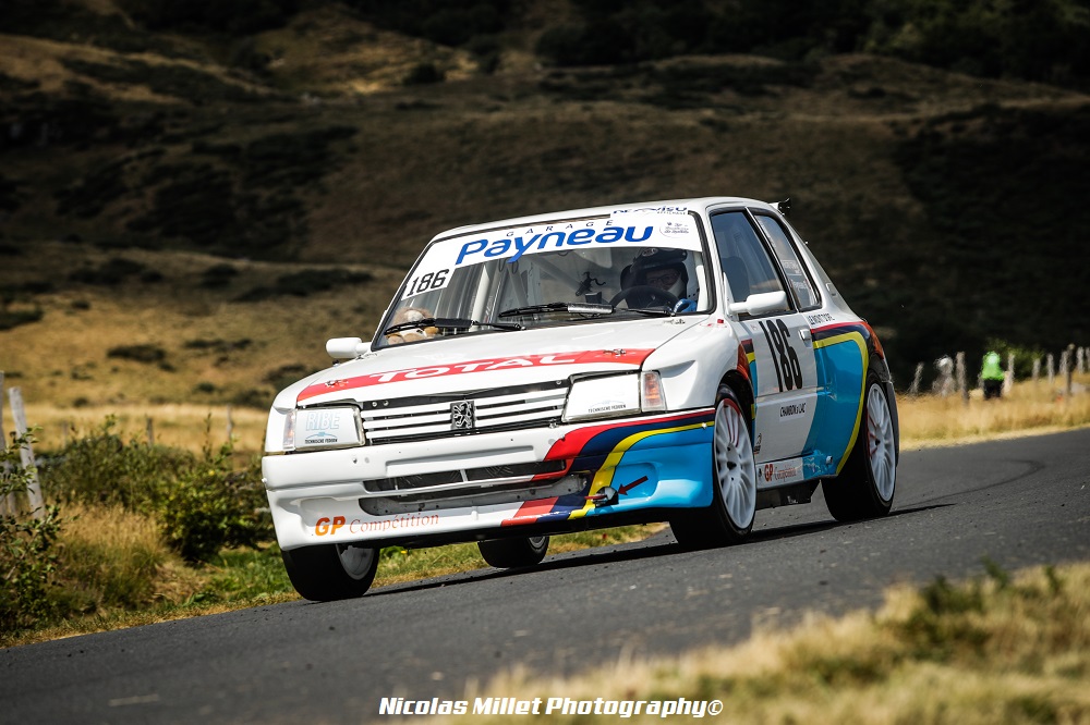 C’est au volant d’une Peugeot 205 GTI engagée en F2000/3, qu’en 2022 Gilbert Payneau prenait part pour la première fois au Championnat de France de la Montagne.