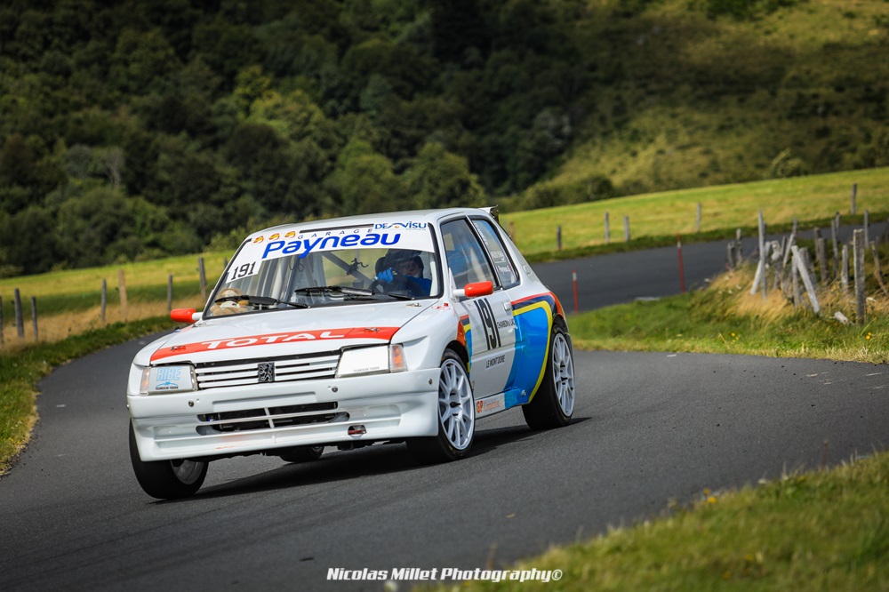 Pour cette saison 2023, Gilbert Payneau restait fidèle à la Peugeot 205 GTI engagée en F2000/3.