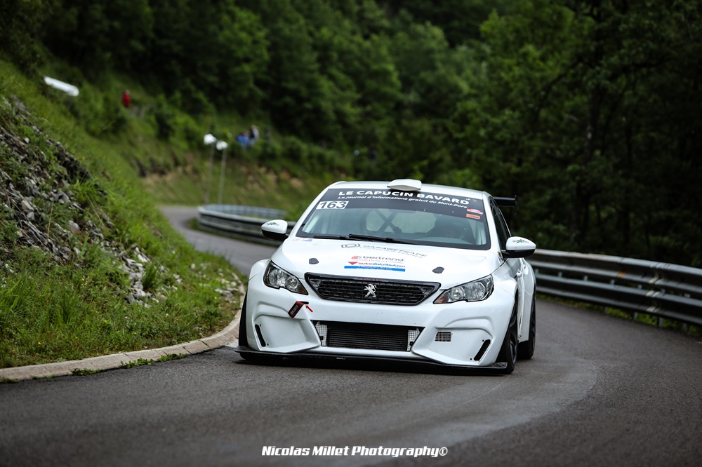 Cette saison, Joël Juif animait la classe A/4 au volant d’une Peugeot 308 Cup.