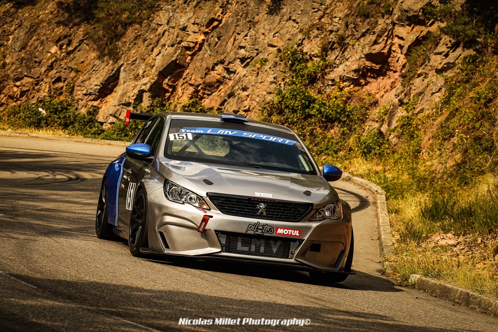 Pour la 3ème année consécutive, Jean-Pierre Pope disputait le CFM avec une Peugeot 308 Cup.