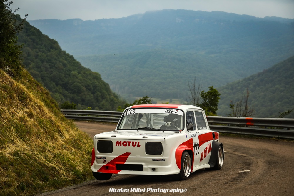C’est au volant d’une Simca Rallye II que Laurent Brossard participait à sa première saison sur le Championnat de France de la Montagne.