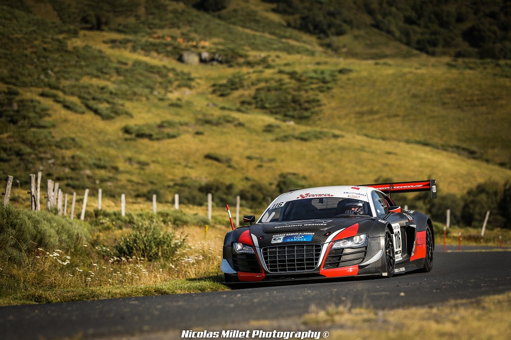Pour son retour sur le Championnat, Ronald Garcès alignait une magnifique Audi R8 LMS.