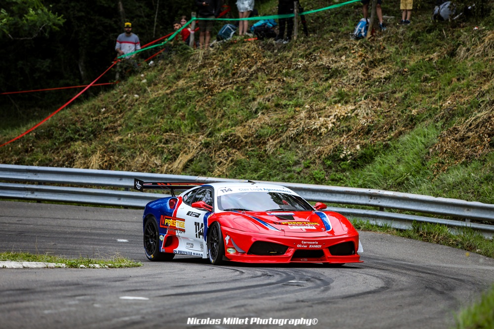 Pour la seconde année consécutive, Vincent Lagache lançait sur le CFM sa Ferrari 430 GTO.