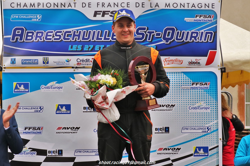 L’objectif de Jimmy Ermann était de remporter la Coupe du Meilleur Jeune sur le Championnat Production.