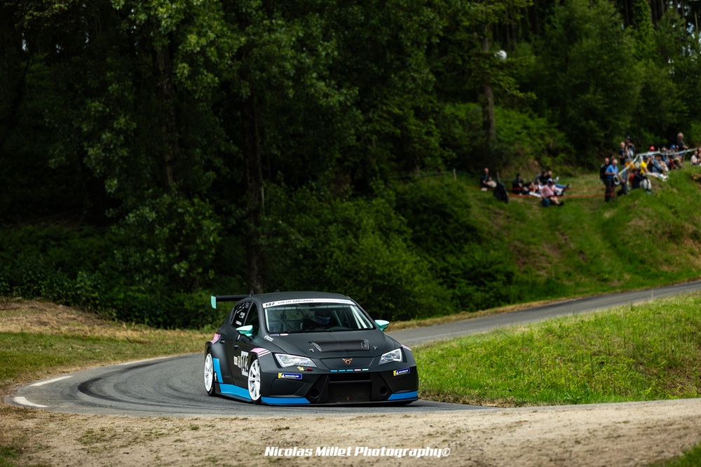 David Dieulangard a renoué avec la victoire à l’occasion de la Course de Côte de Saint Gouëno.