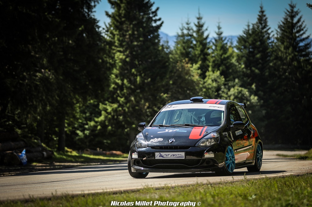 En 2020, on devrait revoir la Clio de Elie Théophile sur le Championnat de France de la Montagne.