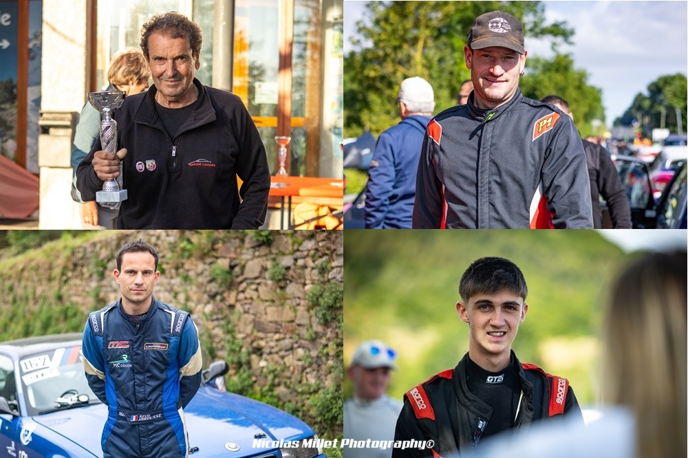 Dominique Lansard, Christophe Poinsignon, Kevin Jarousse et Wilfried Renouf.